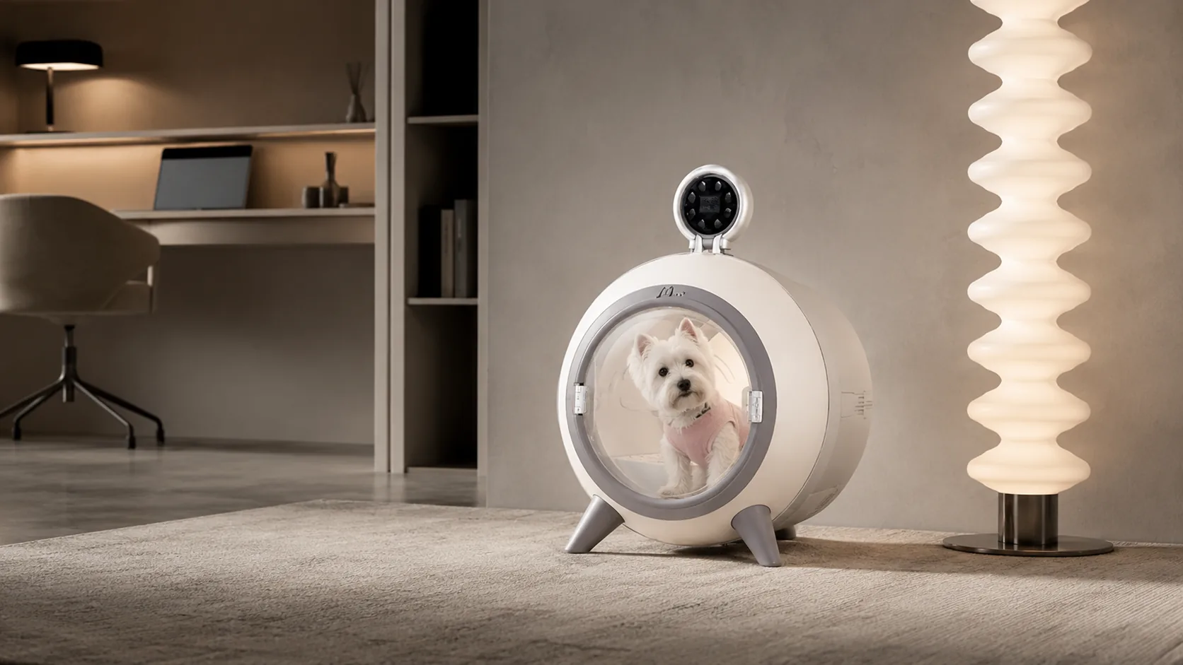 GuardHound Smart Silent Pet Dryer · Perfect Size for Home · GuardHound DOG