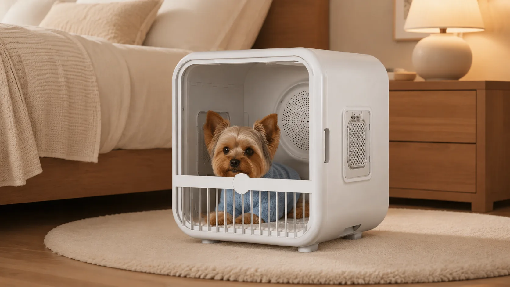 GuardHound Smart Pet Drying Cabinet · Smart Temperature Control · GuardHound DOG