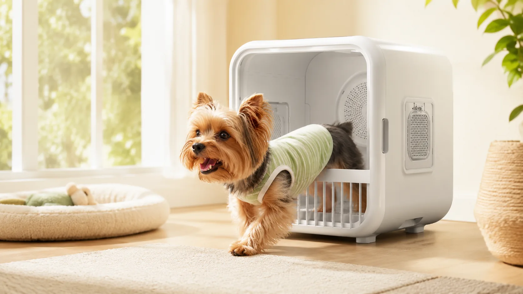 GuardHound Smart Pet Drying Cabinet · Low-Noise Drying · GuardHound DOG