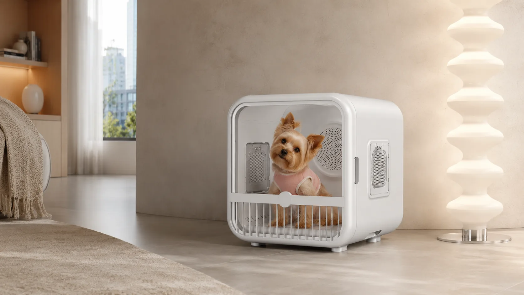 GuardHound Smart Pet Drying Cabinet · UV Sterilization · GuardHound DOG