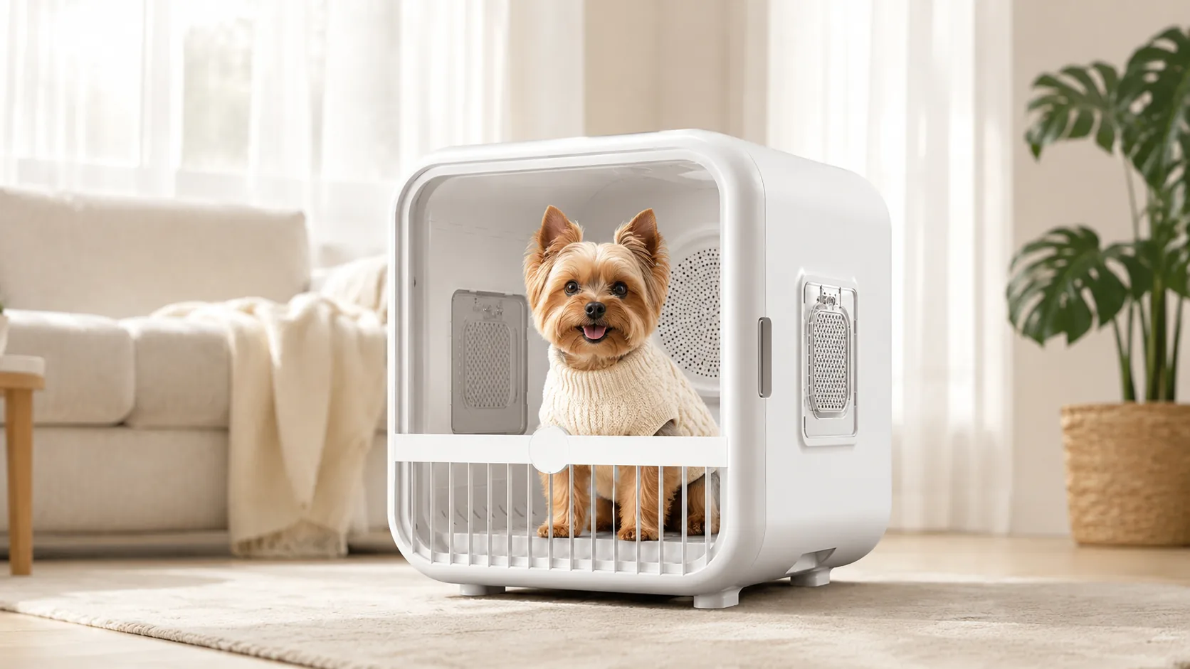 GuardHound Smart Pet Drying Cabinet · Multi-Speed Fan · GuardHound DOG