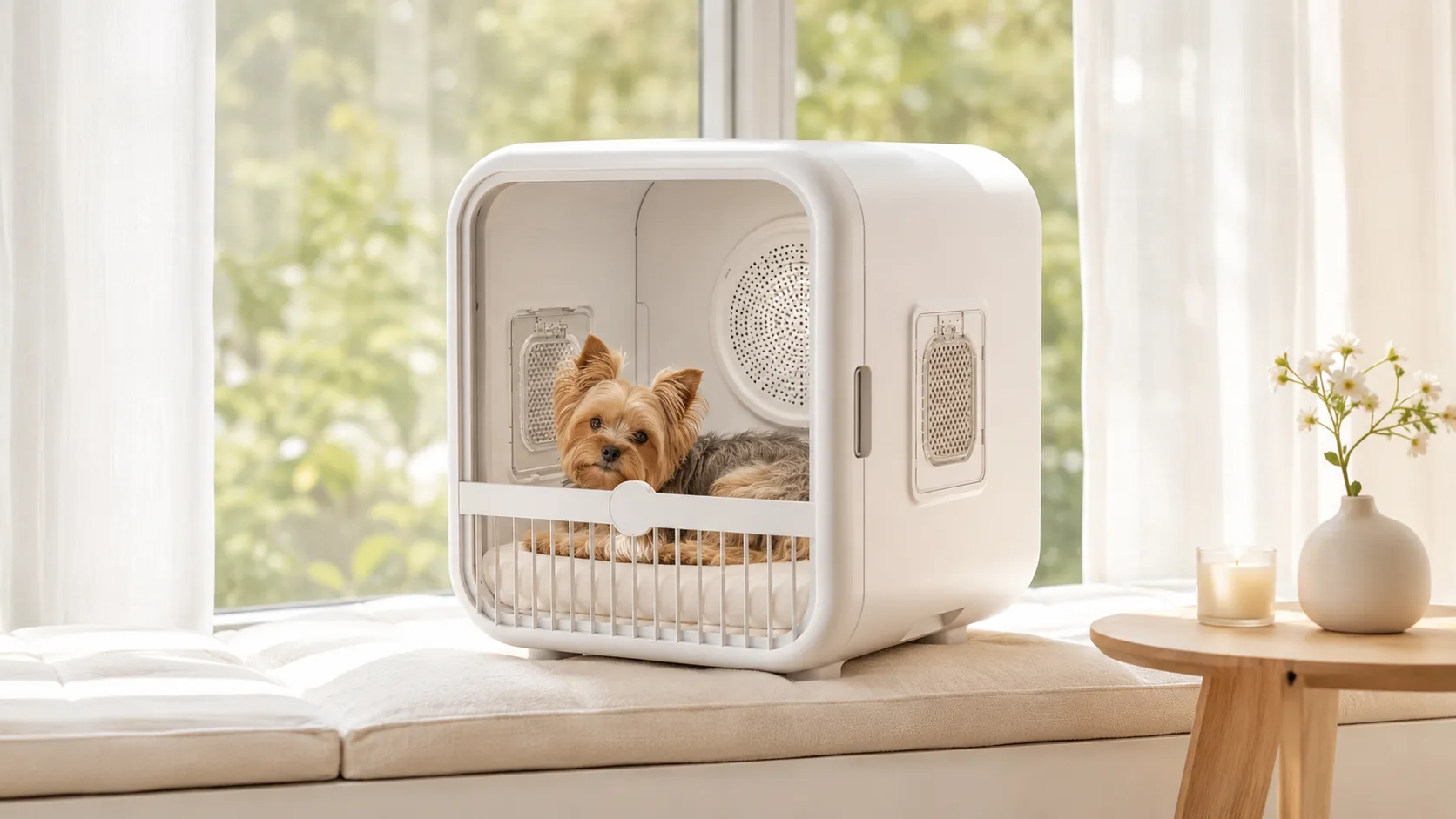 GuardHound Smart Pet Drying Cabinet · Dusk Laundry Room Cleanse · GuardHound DOG