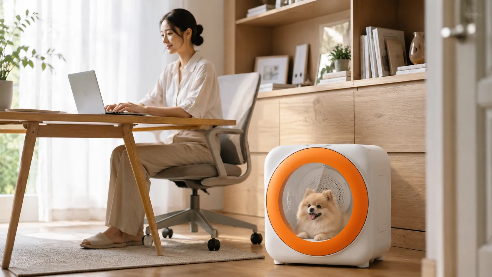 GuardHound Smart Pet Drying Box · Professional Grooming Salon · GuardHound DOG