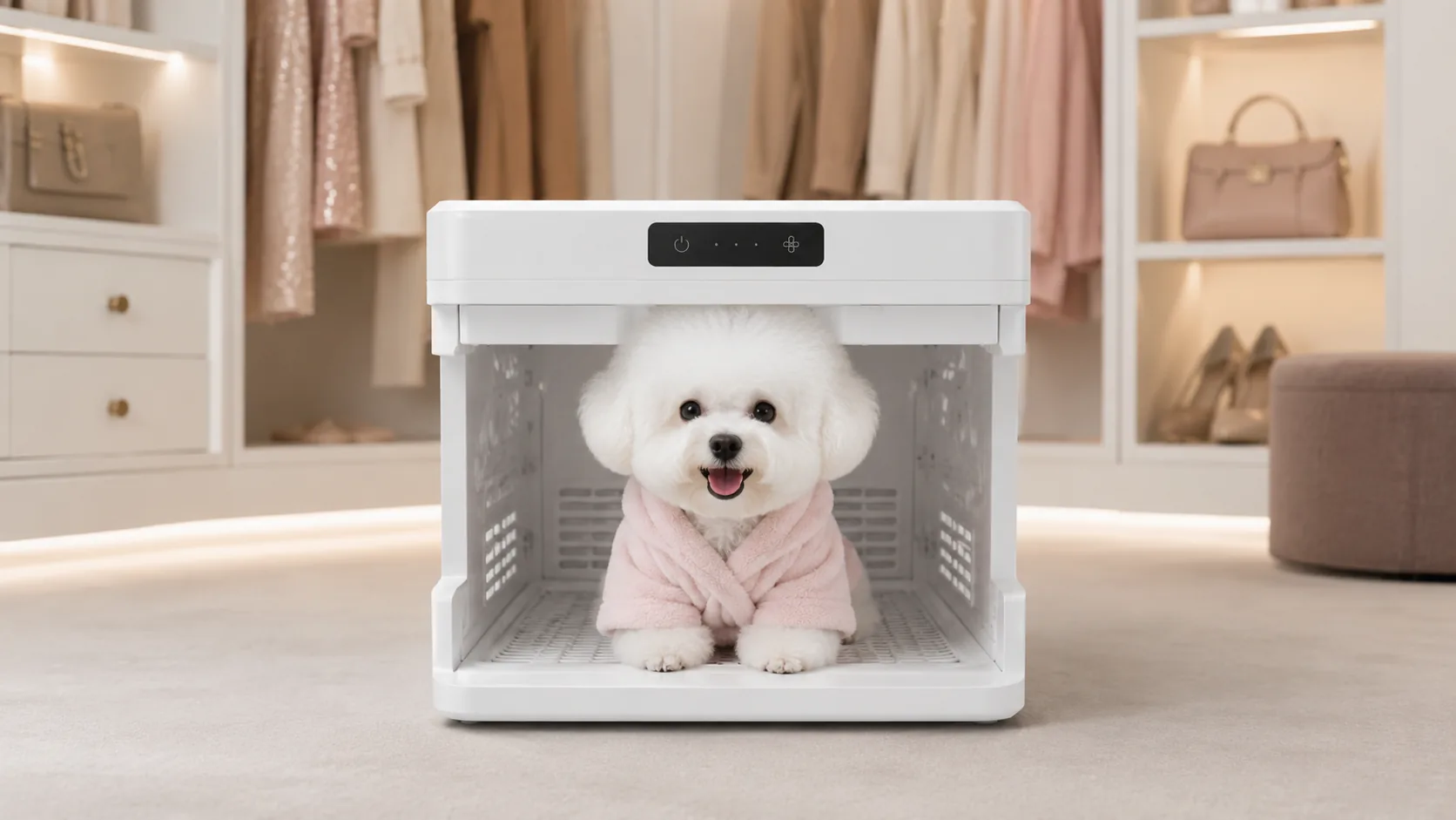 GuardHound Smart Pet Drying Box · Intelligent Constant Temperature · GuardHound DOG