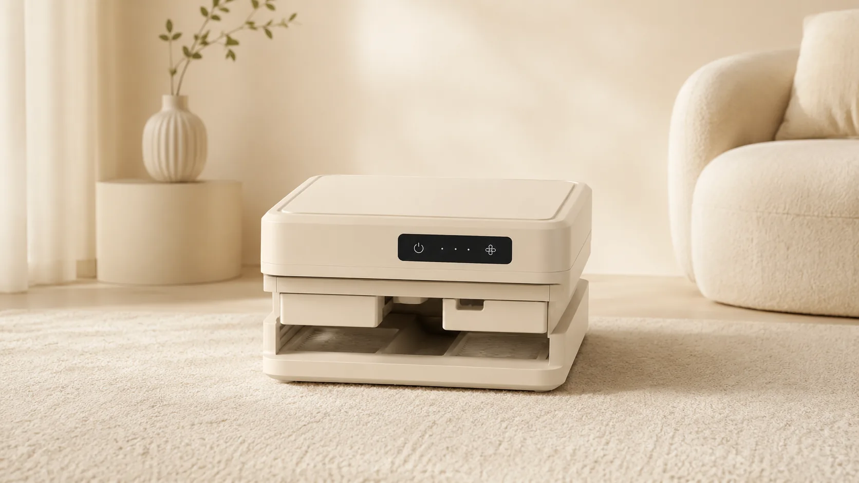GuardHound Smart Pet Drying Box · Warm Cream · GuardHound DOG