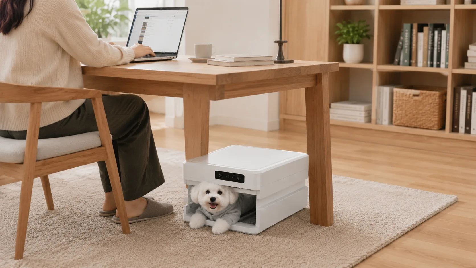 GuardHound Smart Pet Drying Box · Twilight Grooming Time · GuardHound DOG