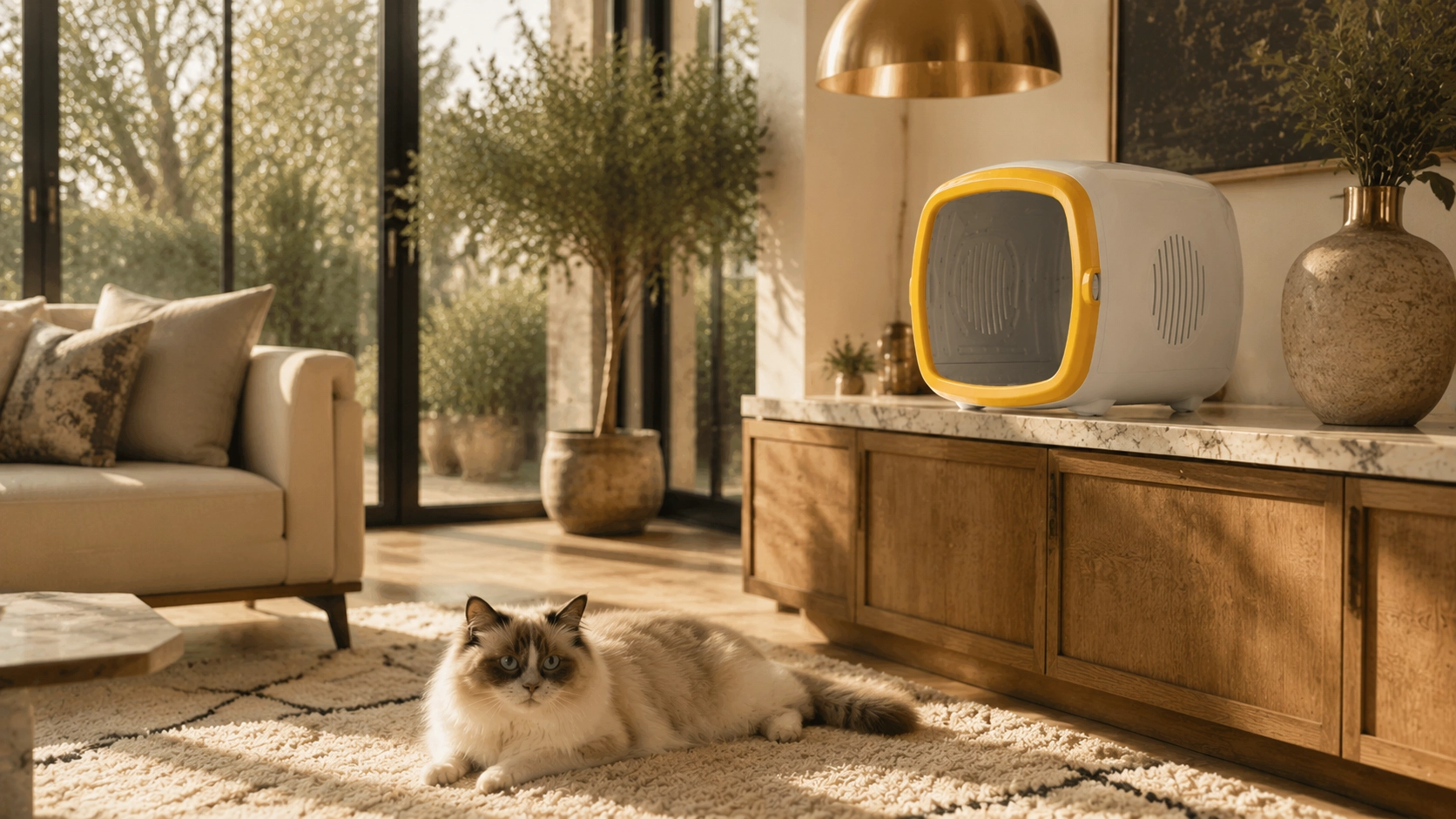 Premium Smart Pet Drying Box · 45dB Silent Operation · GuardLynx