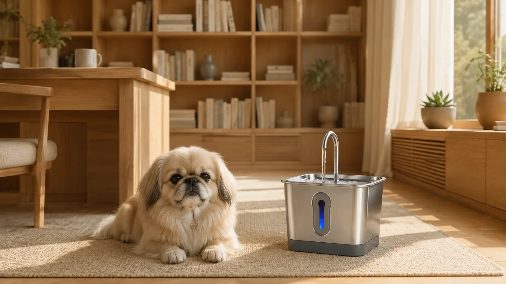 GuardHound Stainless Steel Smart Water Fountain · GuardHound DOG