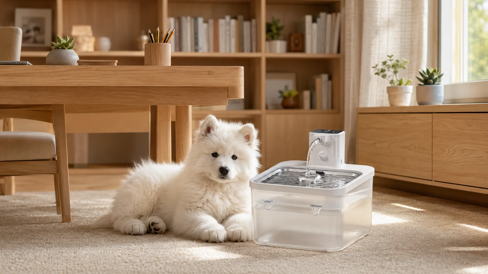 GuardHound Smart Recirculating Water Fountain · GuardHound DOG