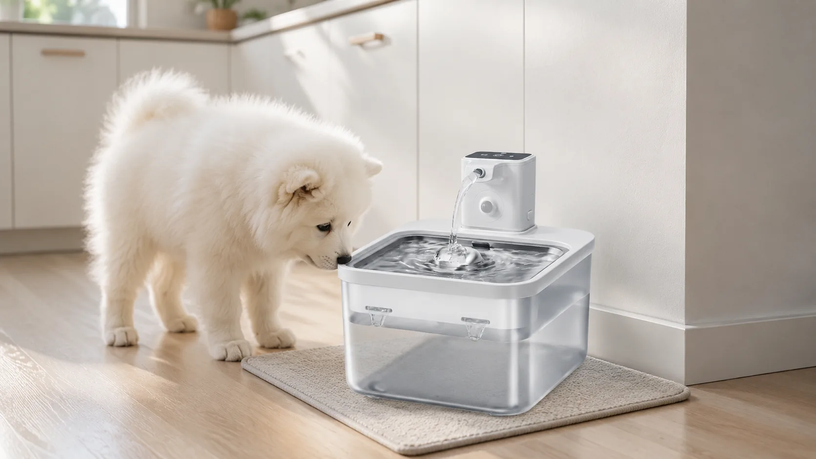 GuardHound Smart Recirculating Water Fountain · 2.5L Large Capacity · GuardHound DOG