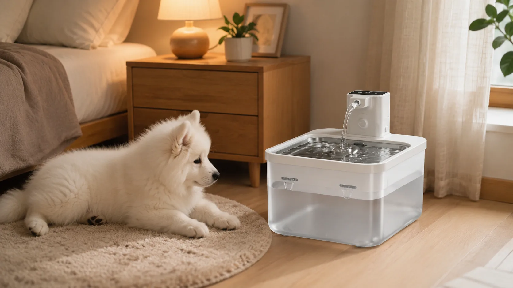 GuardHound Smart Recirculating Water Fountain · Easy Disassembly · GuardHound DOG