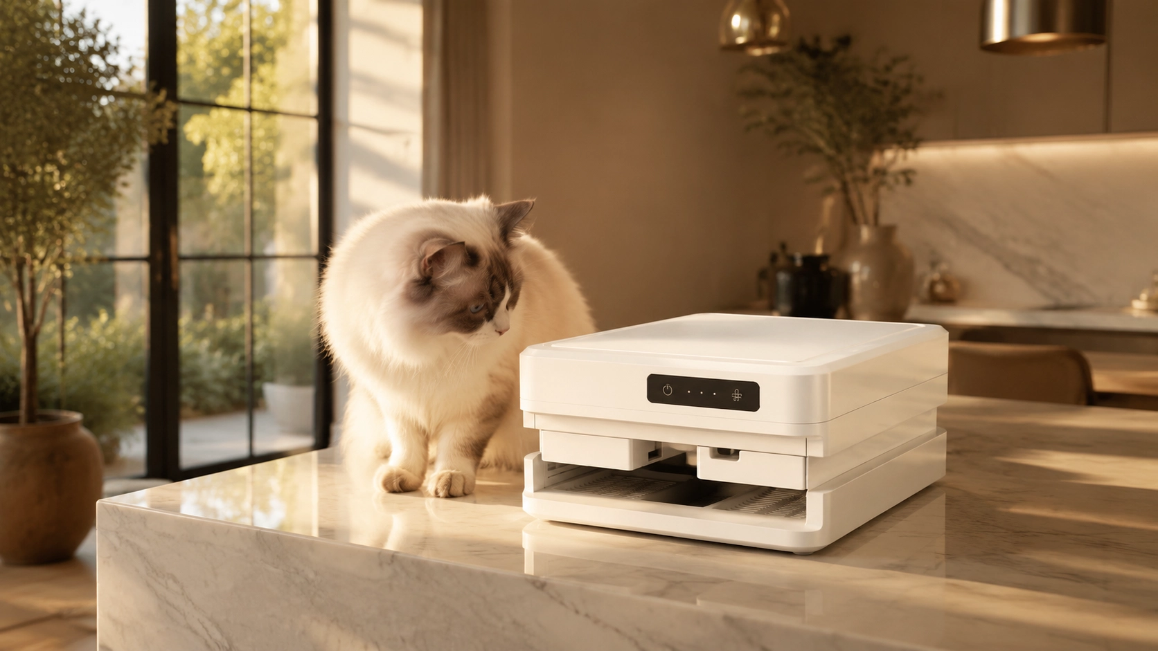 Folding Smart Pet Hair Dryer · GuardLynx