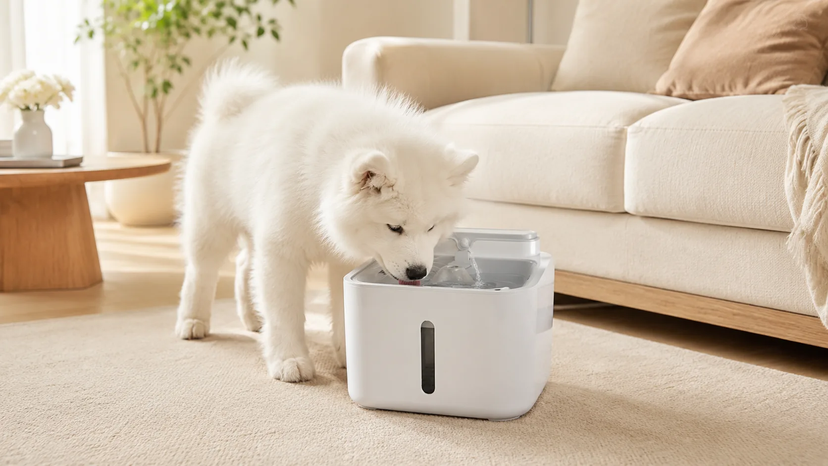 GuardHound Smart Circulating Pet Water Fountain · UV-C Sterilization · GuardHound DOG