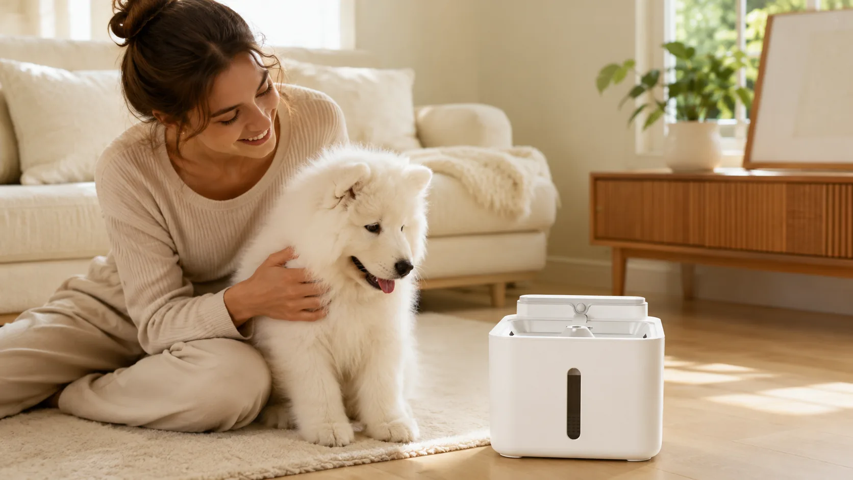 GuardHound Smart Circulating Pet Water Fountain · Evening Warmth · GuardHound DOG