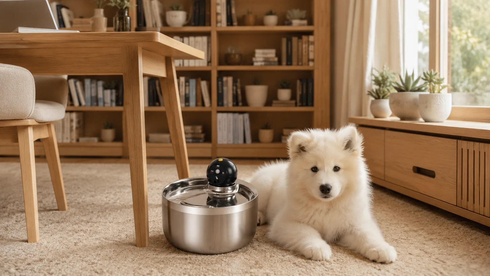 GuardHound Stainless Steel Smart Water Fountain · GuardHound DOG