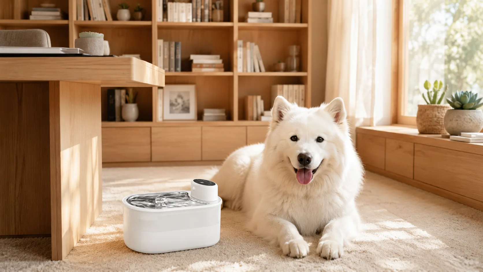 Smart Circulating Oxygen Water Fountain · GuardHound DOG