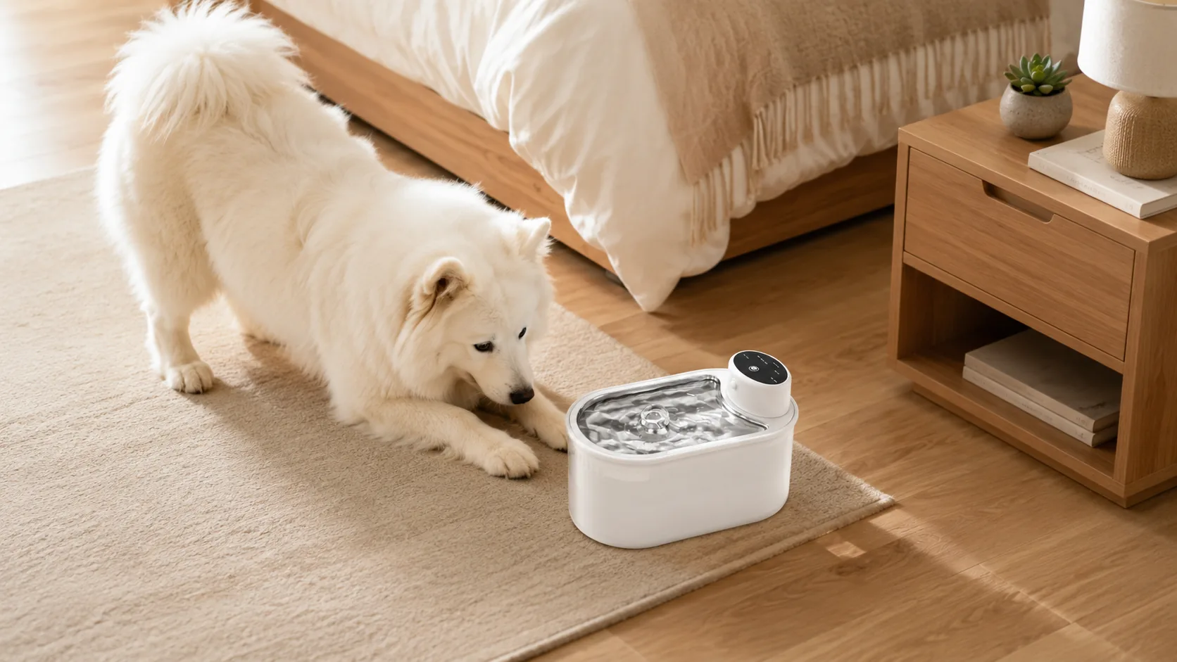 Smart Circulating Oxygen Water Fountain · 3.2L Large Capacity · GuardHound DOG