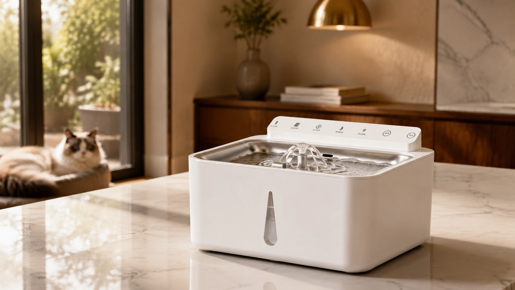 Smart Recirculating Pet Water Fountain · Detail image 1 · GuardLynx