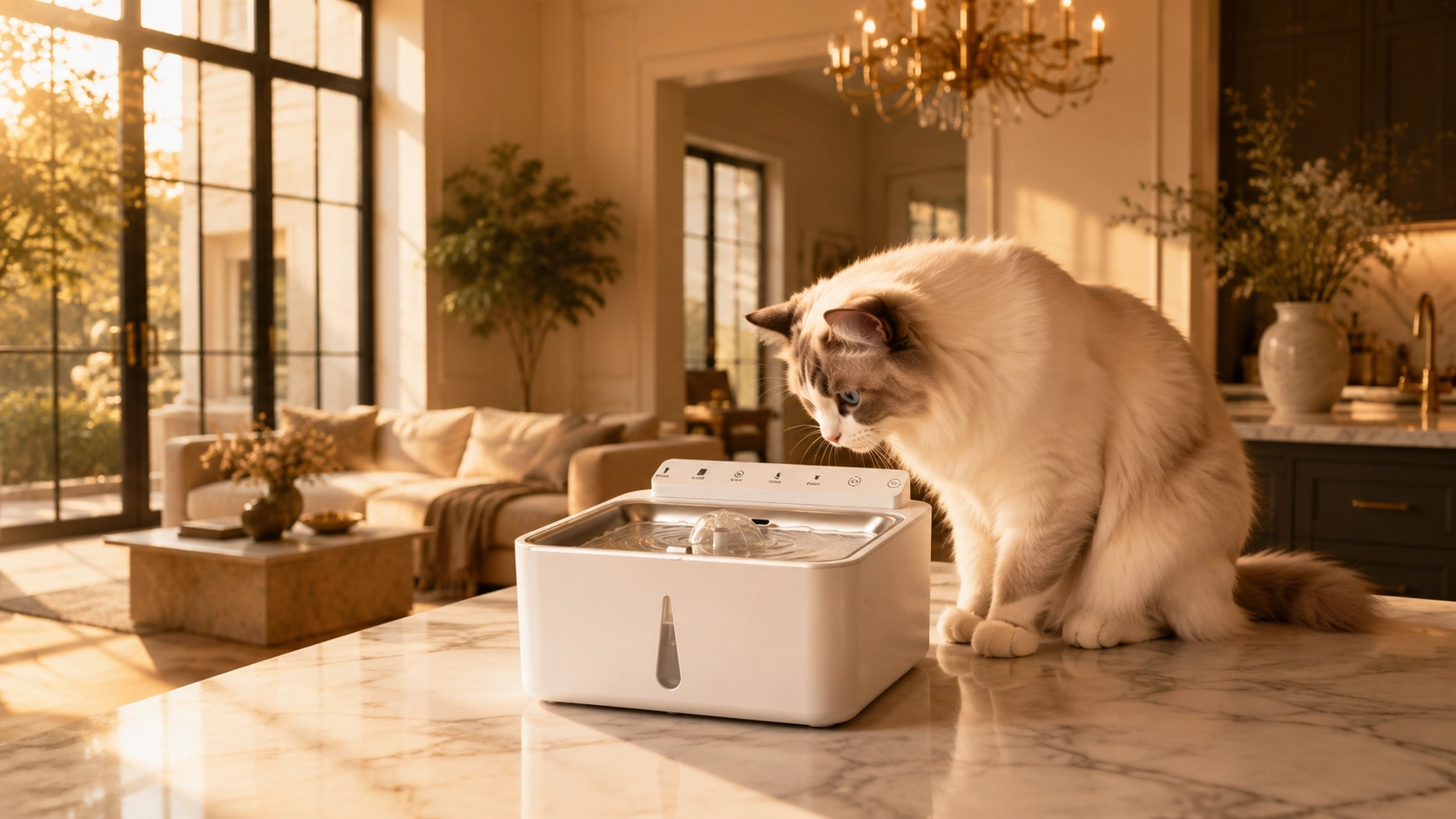 Smart Recirculating Pet Water Fountain · GuardLynx