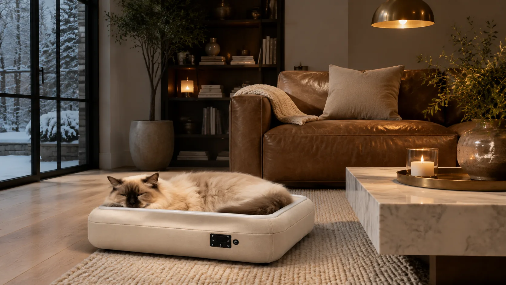 Smart Constant Temperature Pet Bed Mat · Smart Temperature Control · GuardLynx