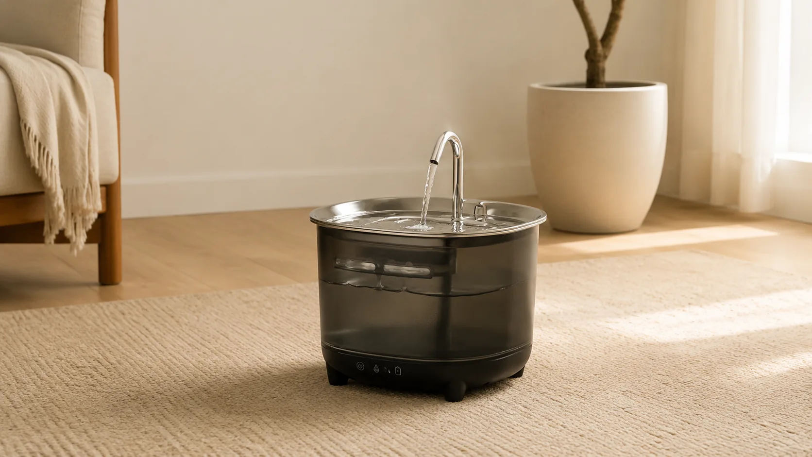 GuardHound Stainless Steel Recirculating Water Fountain · Detail image 1 · GuardHound DOG