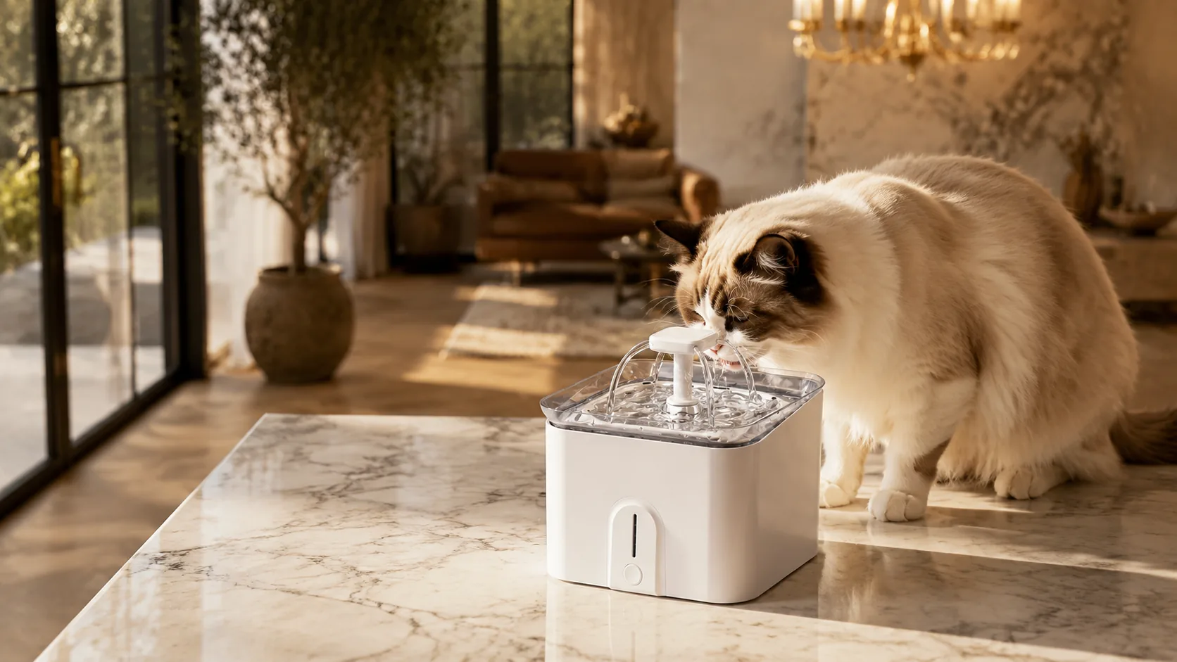 GuardLynx AquaSmart Pet Water Fountain · 2.5L Capacity · GuardLynx