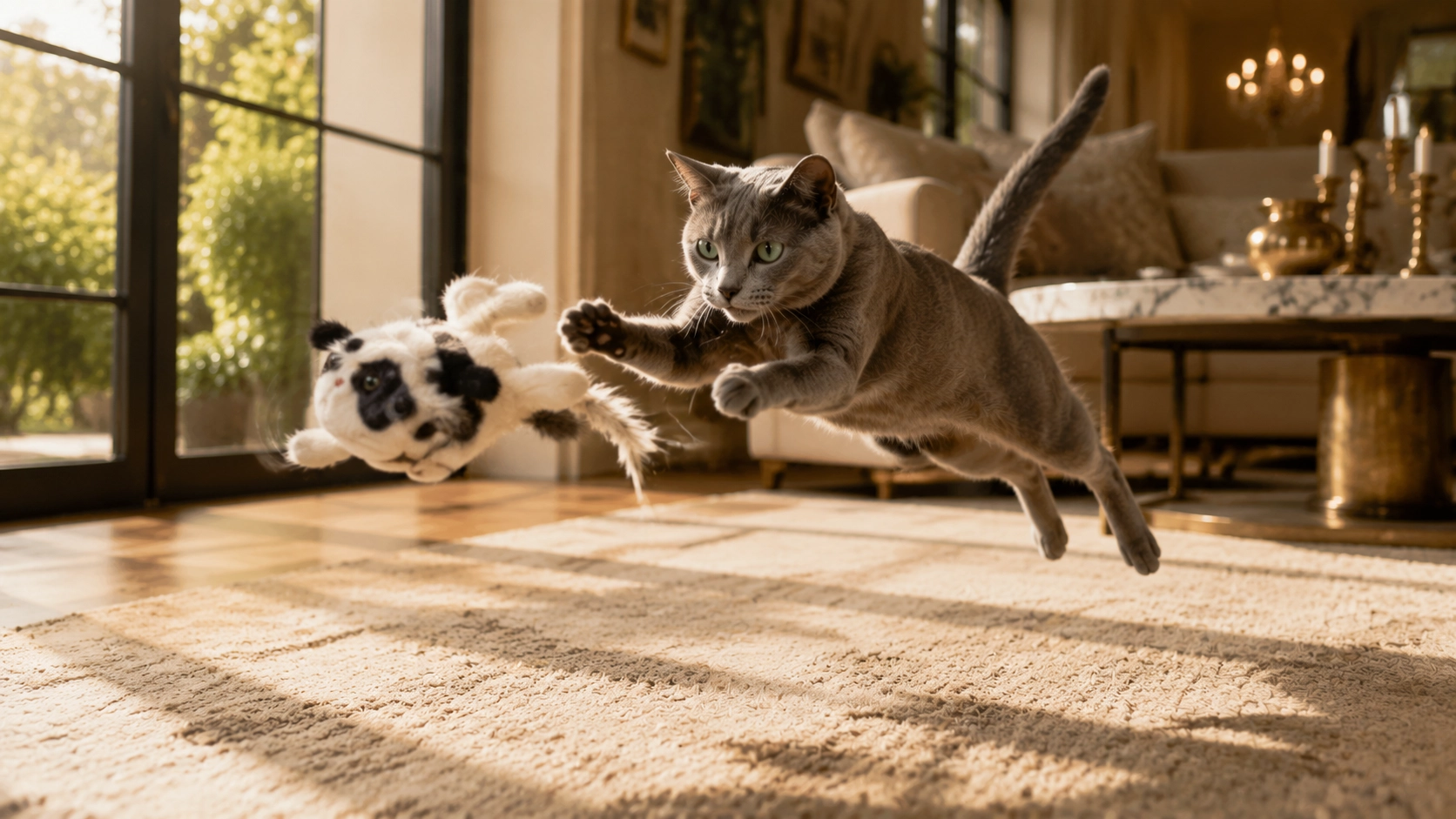 GuardLynx Flying Squirrel Smart Cat Toy · Random Motion Patterns · GuardLynx