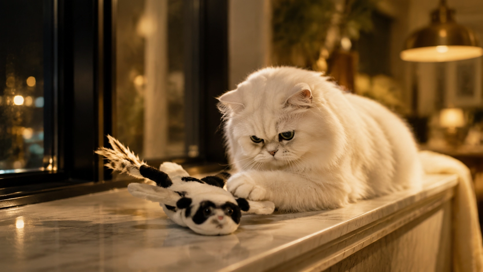GuardLynx Flying Squirrel Smart Cat Toy · Night Bedroom Companion · GuardLynx