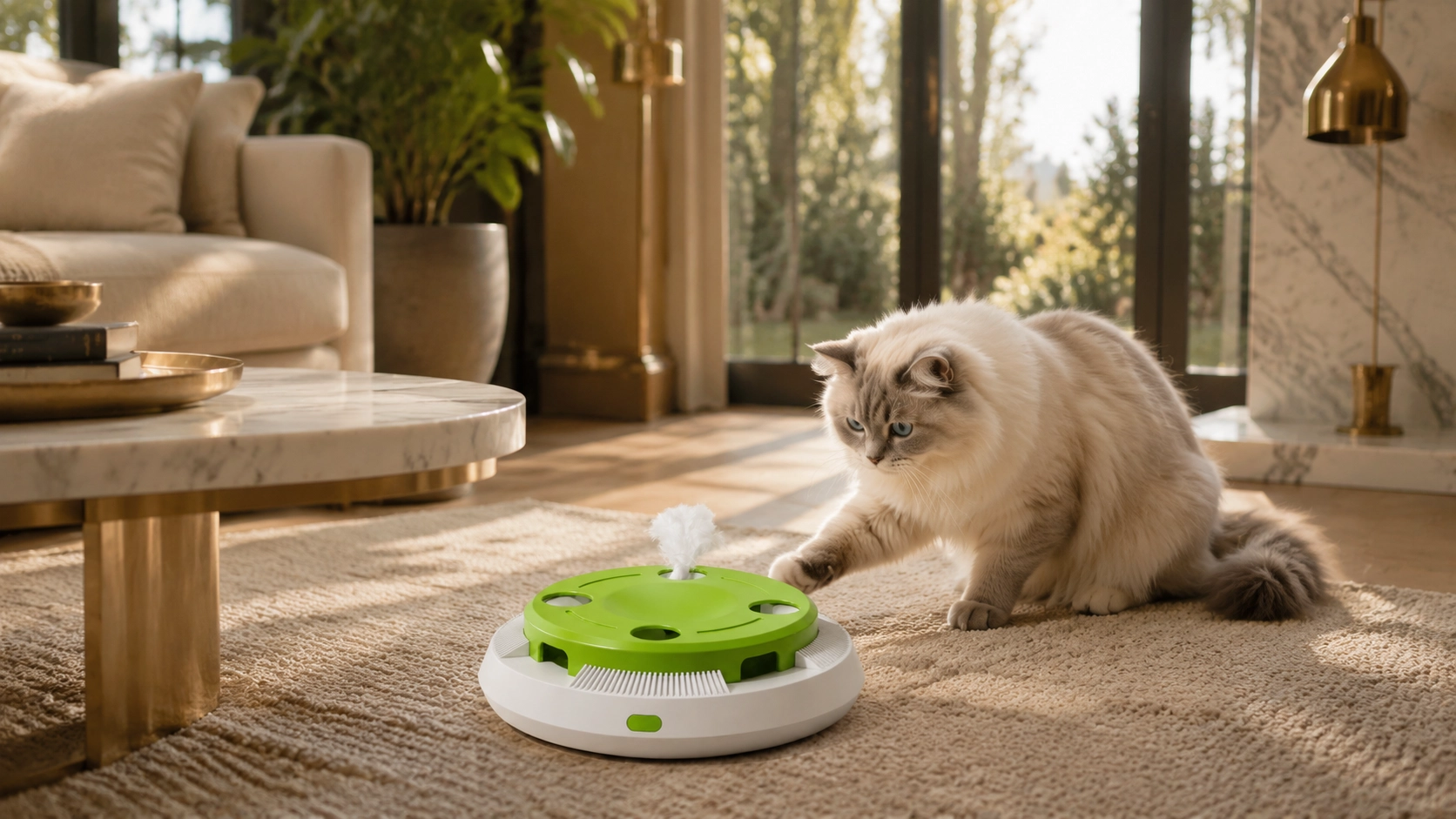 Smart Electric Cat Turntable Toy · GuardLynx
