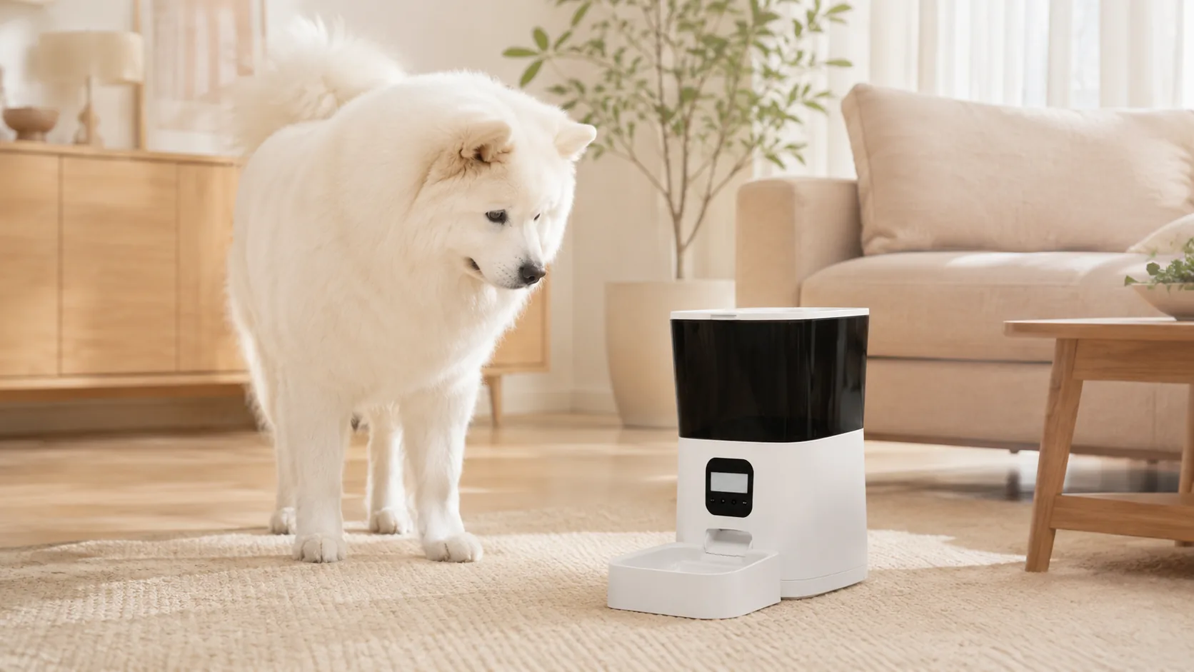 GuardHound Smart Timed Pet Feeder · 6L Large Capacity · GuardHound DOG