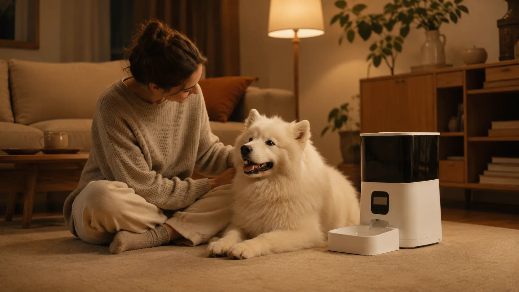 GuardHound Smart Timed Pet Feeder · Dining Room Dinner Time · GuardHound DOG