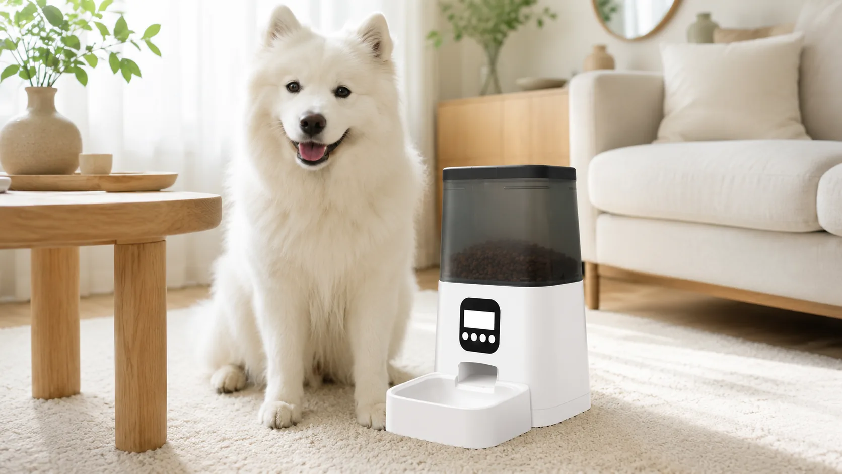 Smart Timed Pet Feeder with App Control · 5L Large Capacity · GuardHound DOG
