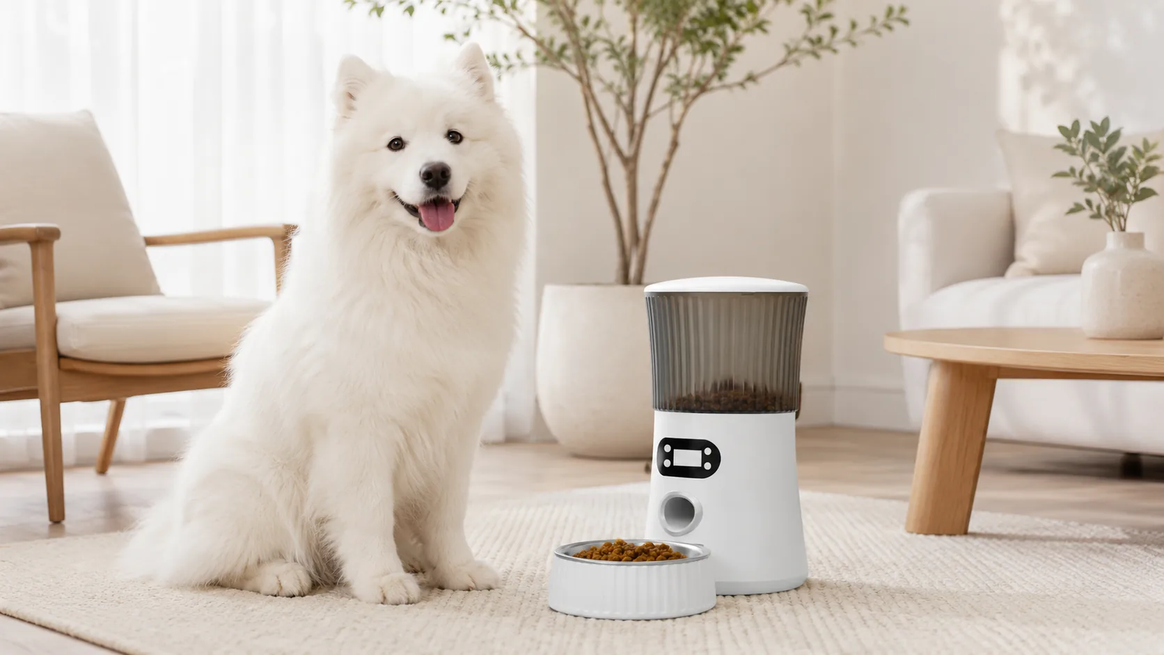 GuardHound Smart Pet Feeder · 6L Large Capacity · GuardHound DOG