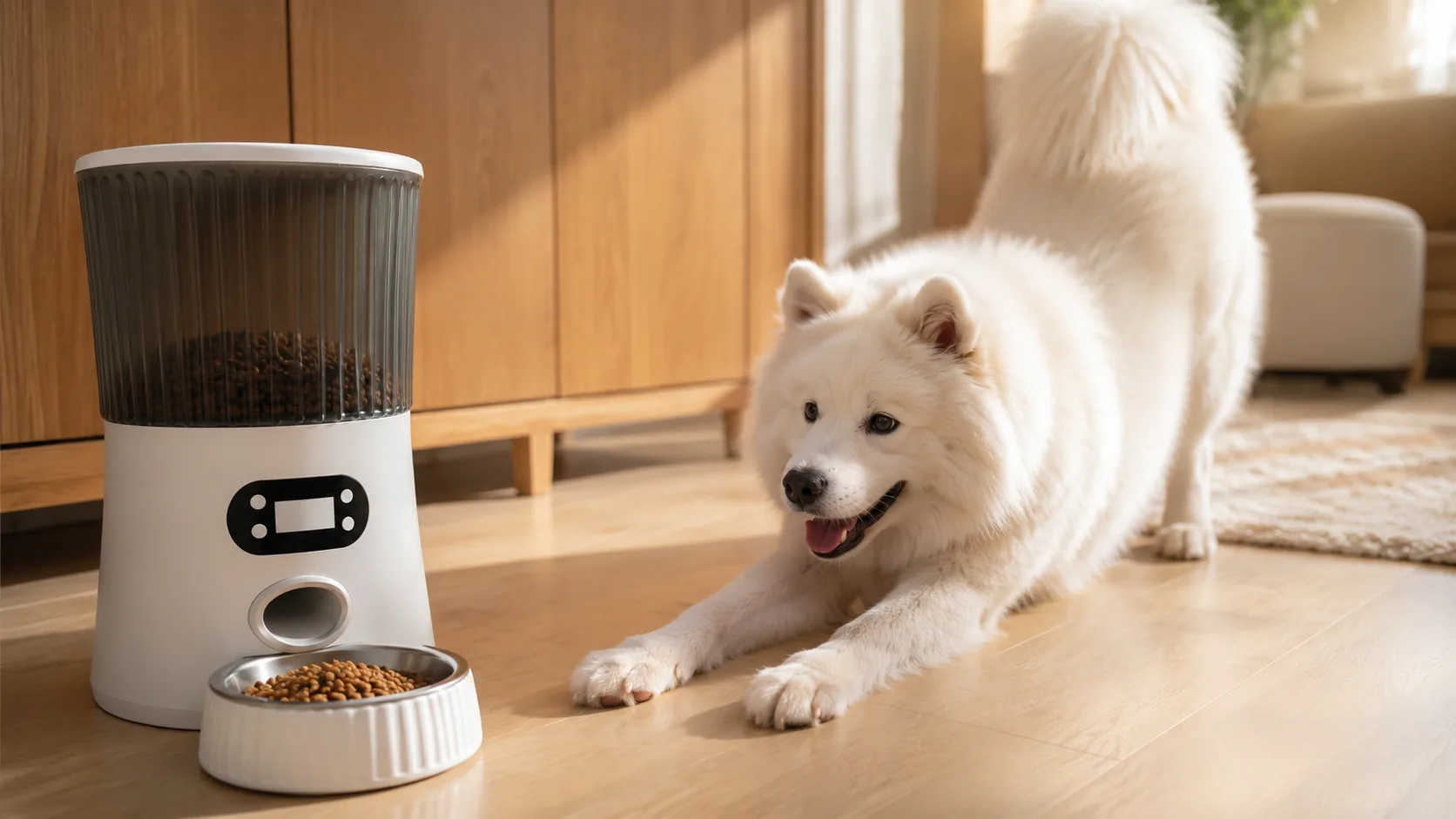GuardHound Smart Pet Feeder · Anti-Jam Infrared Sensor · GuardHound DOG