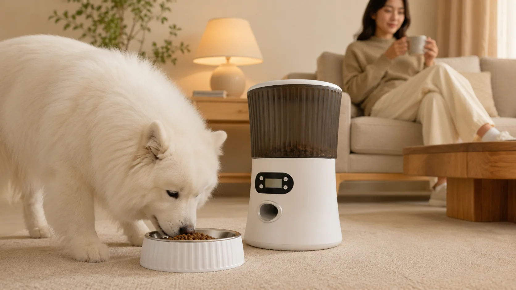 GuardHound Smart Pet Feeder · Afternoon Living Room Smart Snack · GuardHound DOG