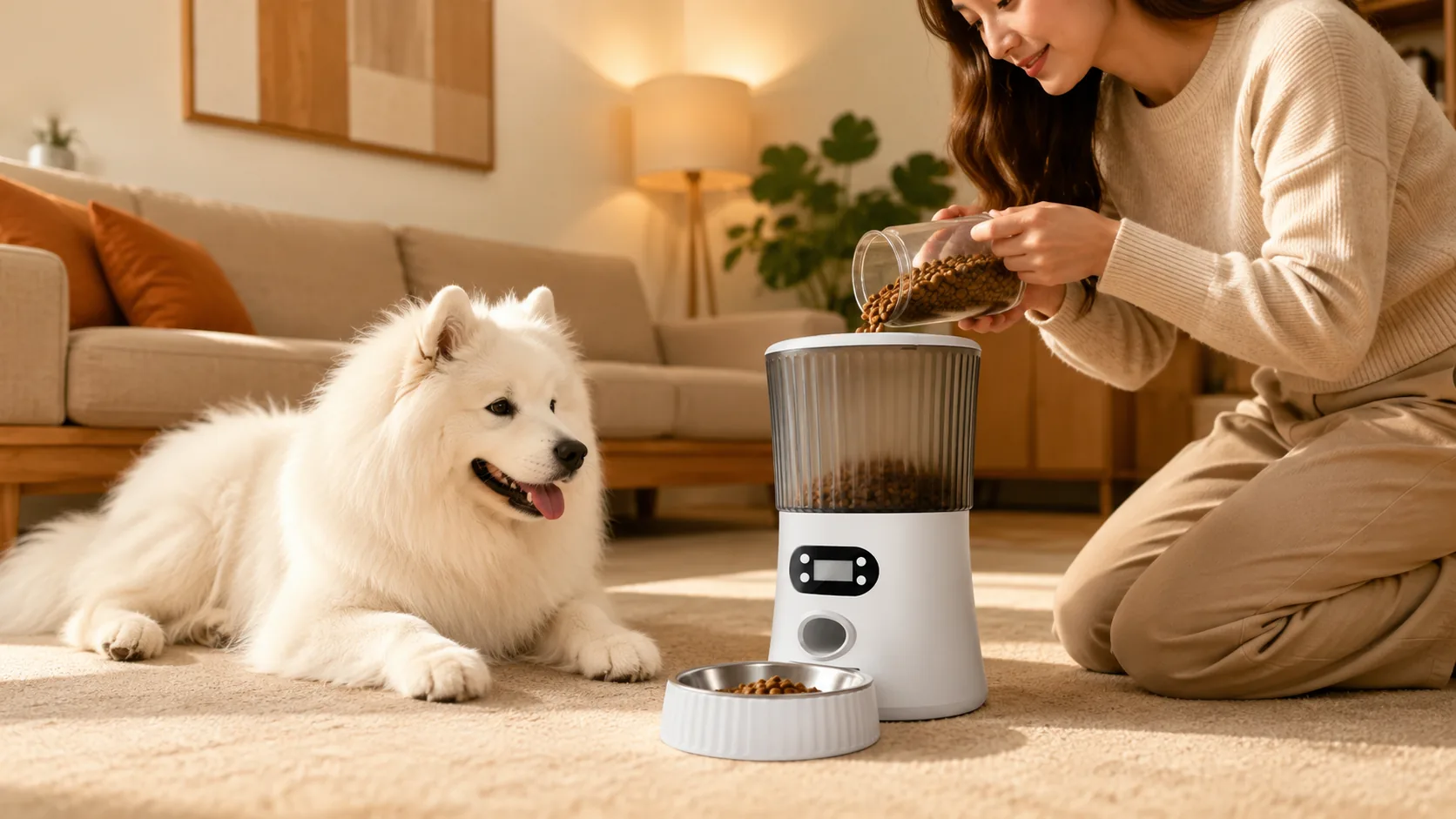 GuardHound Smart Pet Feeder · Weekend Morning Cat Time · GuardHound DOG