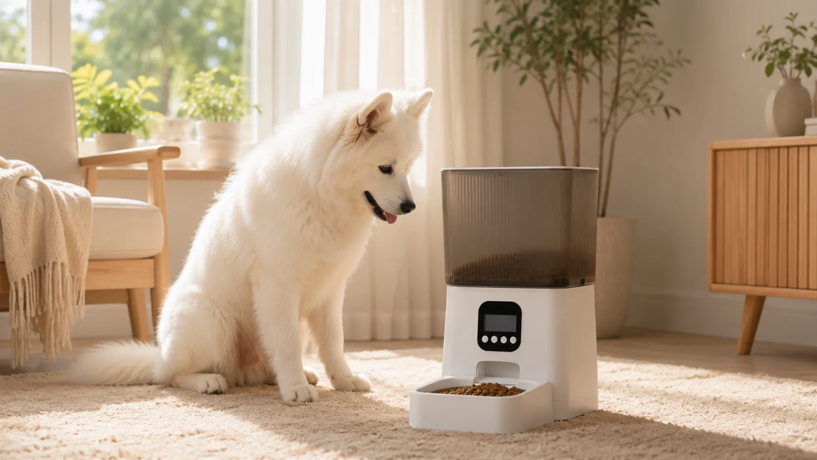 GuardHound Smart Pet Feeder Pro · Precise Portion Control · GuardHound DOG