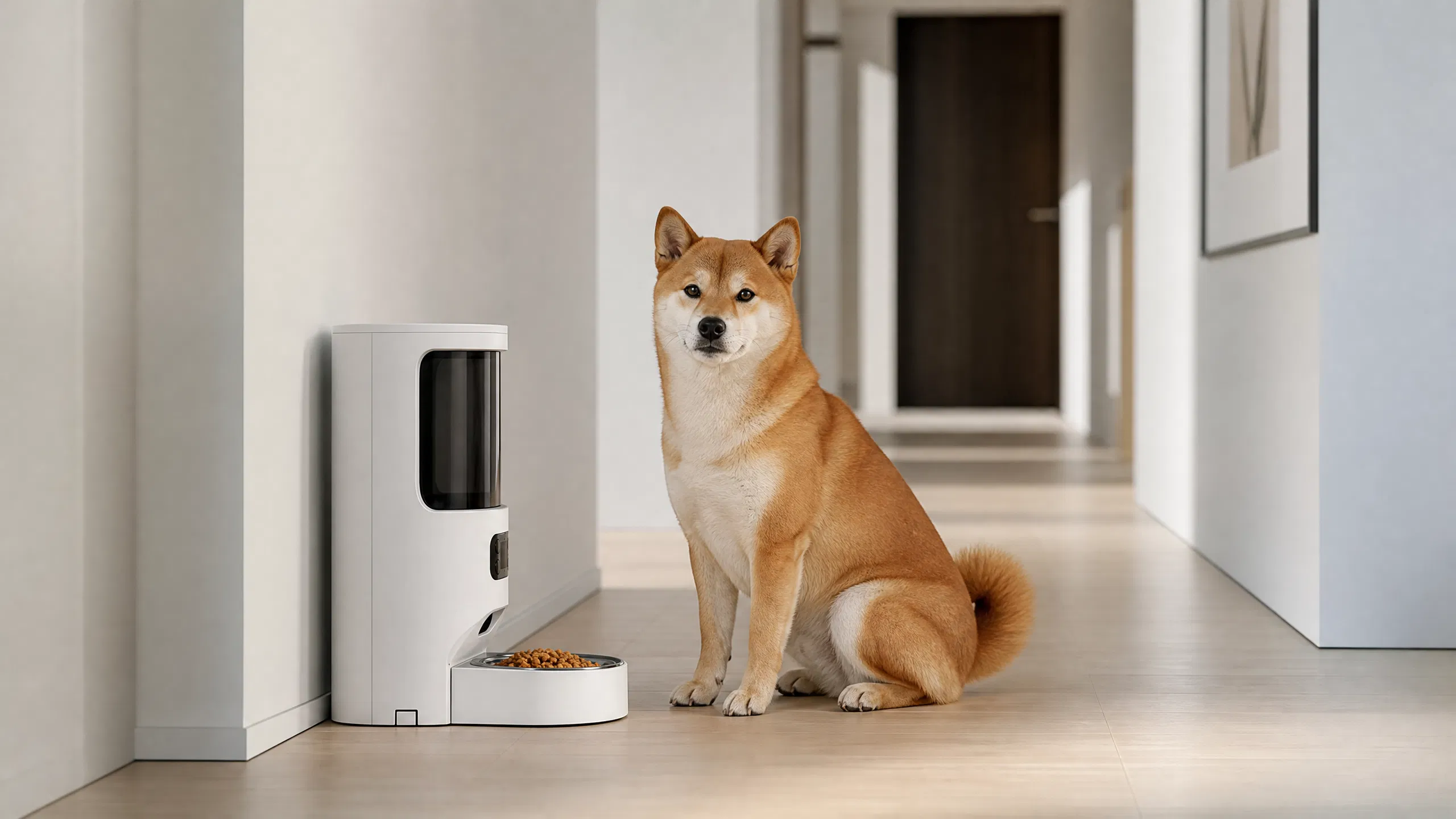 GuardHound Smart Automatic Pet Feeder · Anti-Jam Dispensing · GuardHound DOG