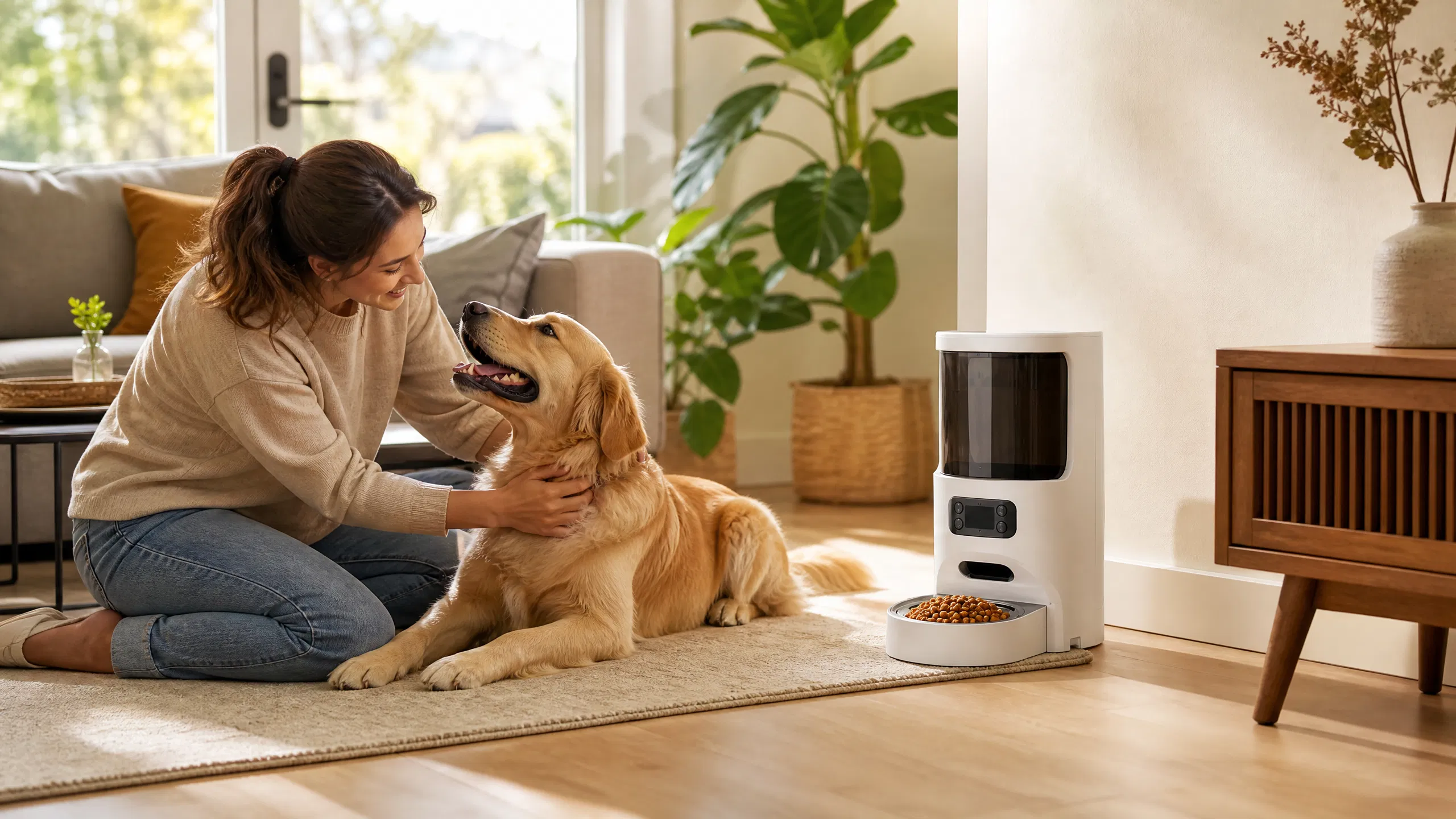 GuardHound Smart Automatic Pet Feeder · Evening Company in the Study · GuardHound DOG