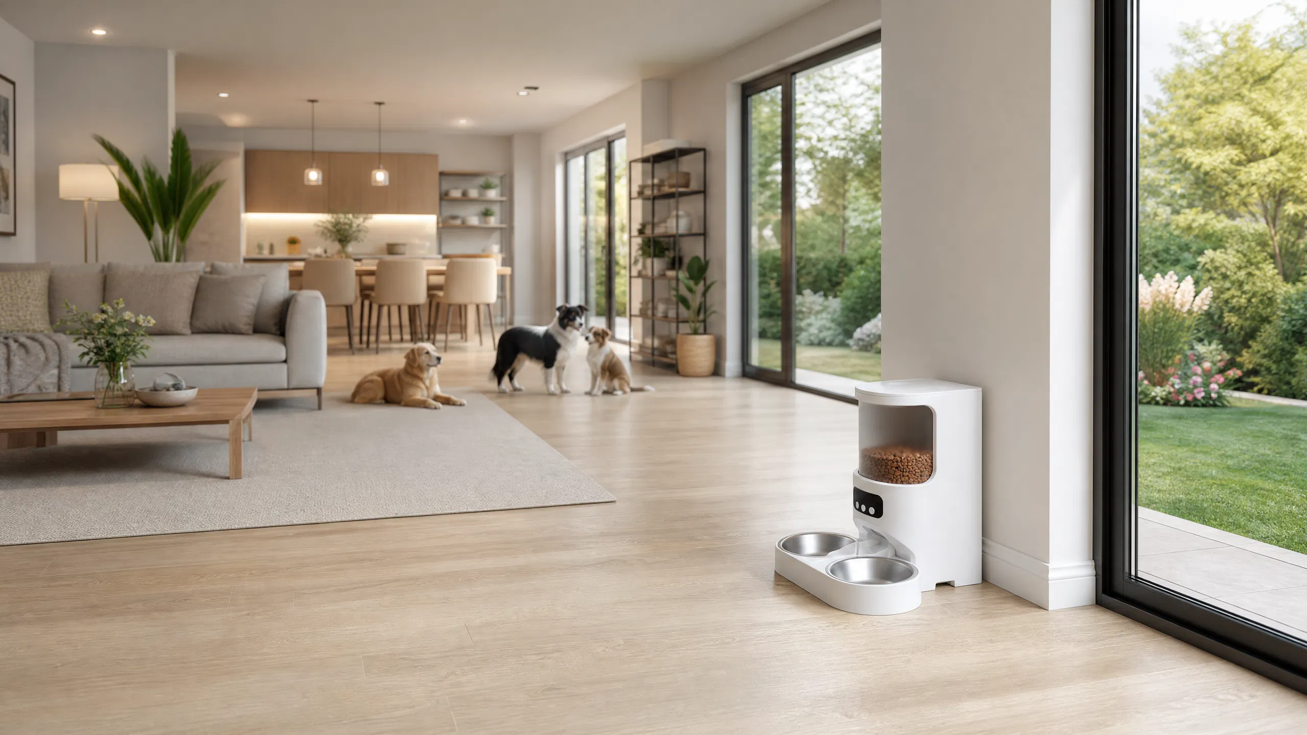 Dual-Bowl Smart Automatic Pet Feeder · Detail image 1 · GuardHound DOG