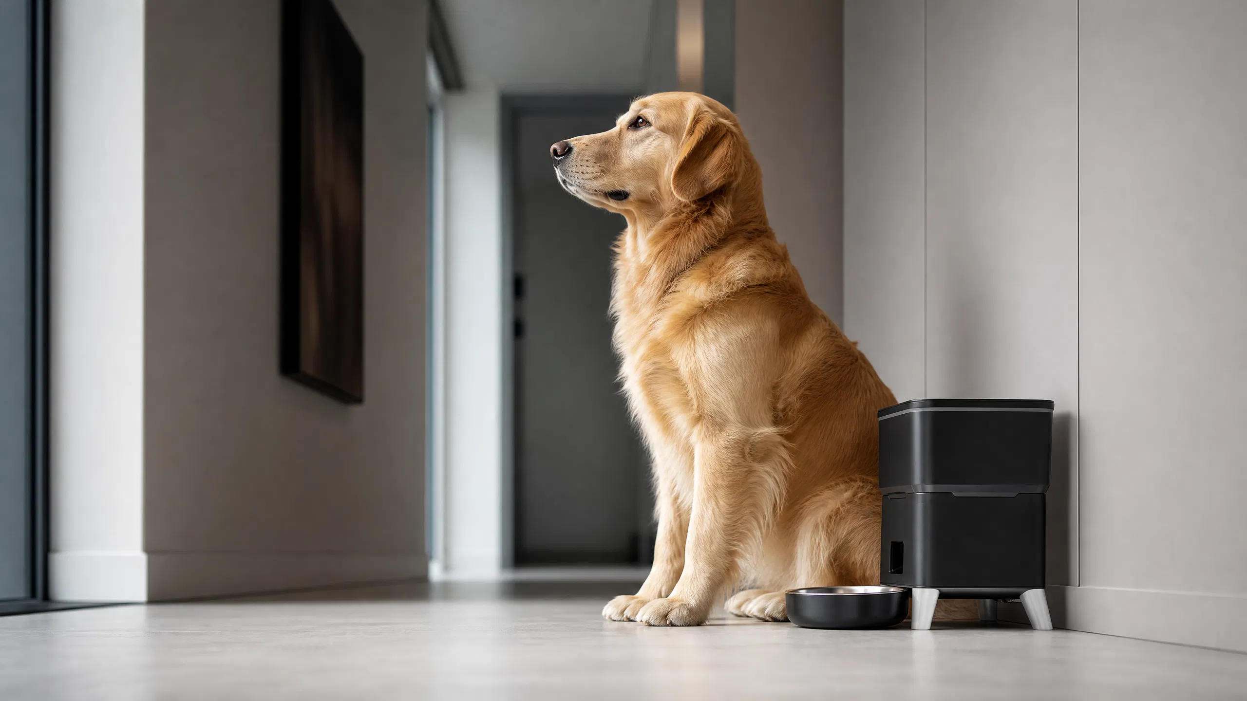 GuardHound Smart Scheduled Pet Feeder · 2-Liter Capacity · GuardHound DOG