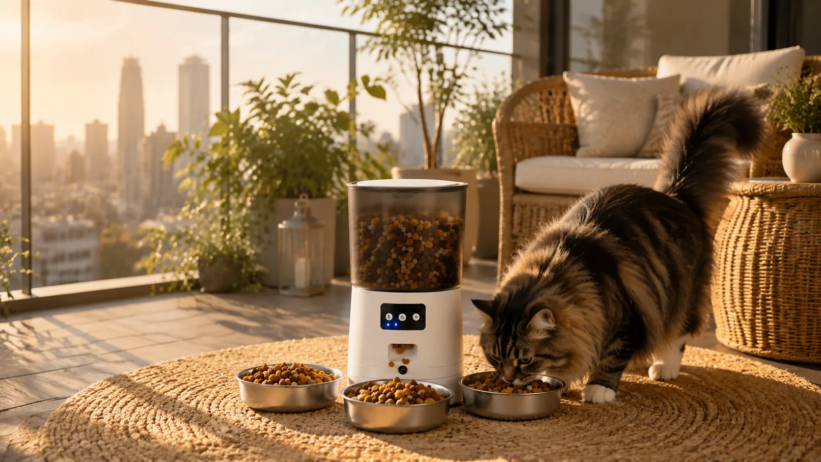 Multi-Cat Smart Feeder · Weekend Balcony Time · GuardLynx
