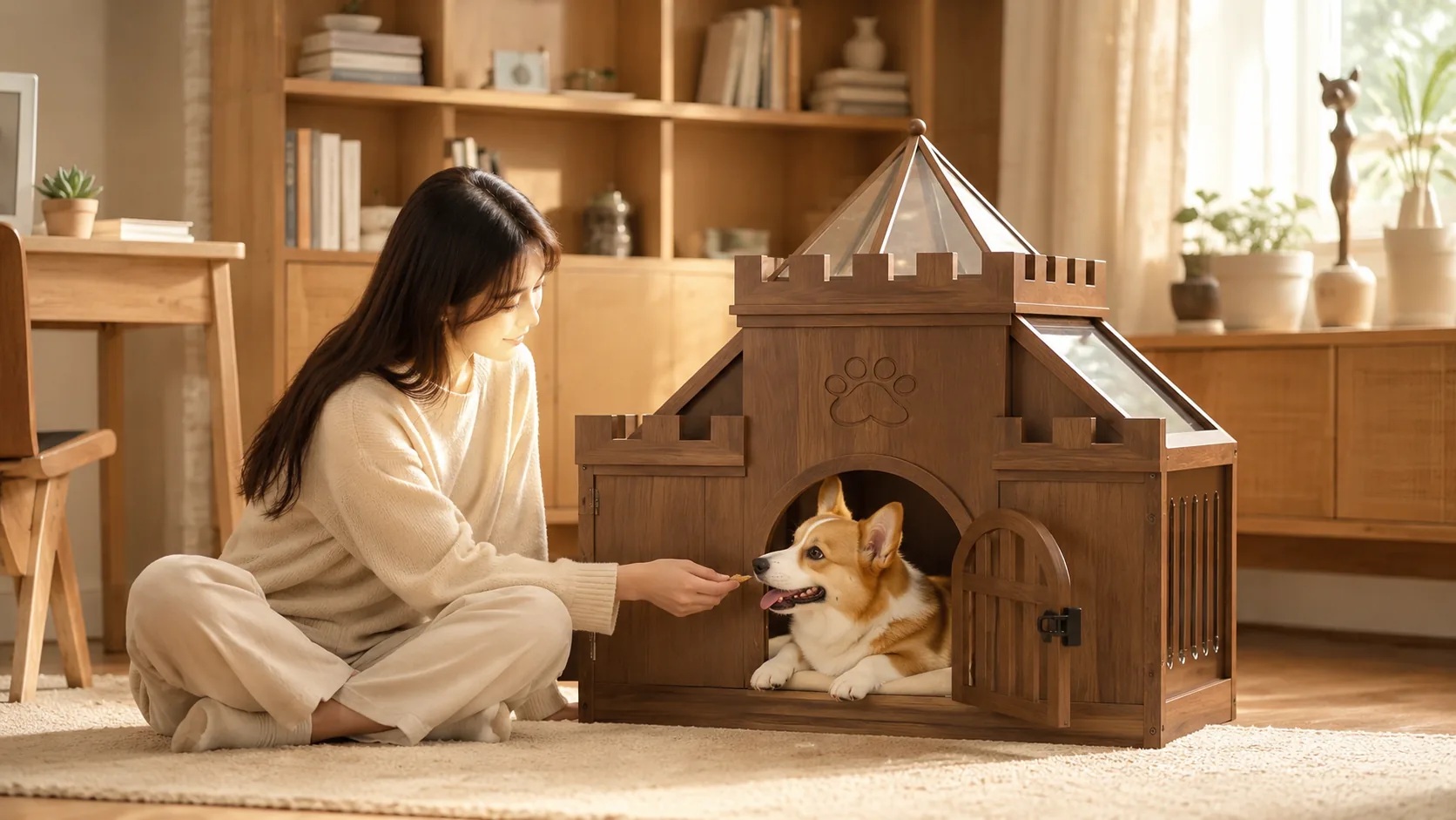Castle Design Solid Wood Pet House · Twilight Reading Nook · GuardHound DOG