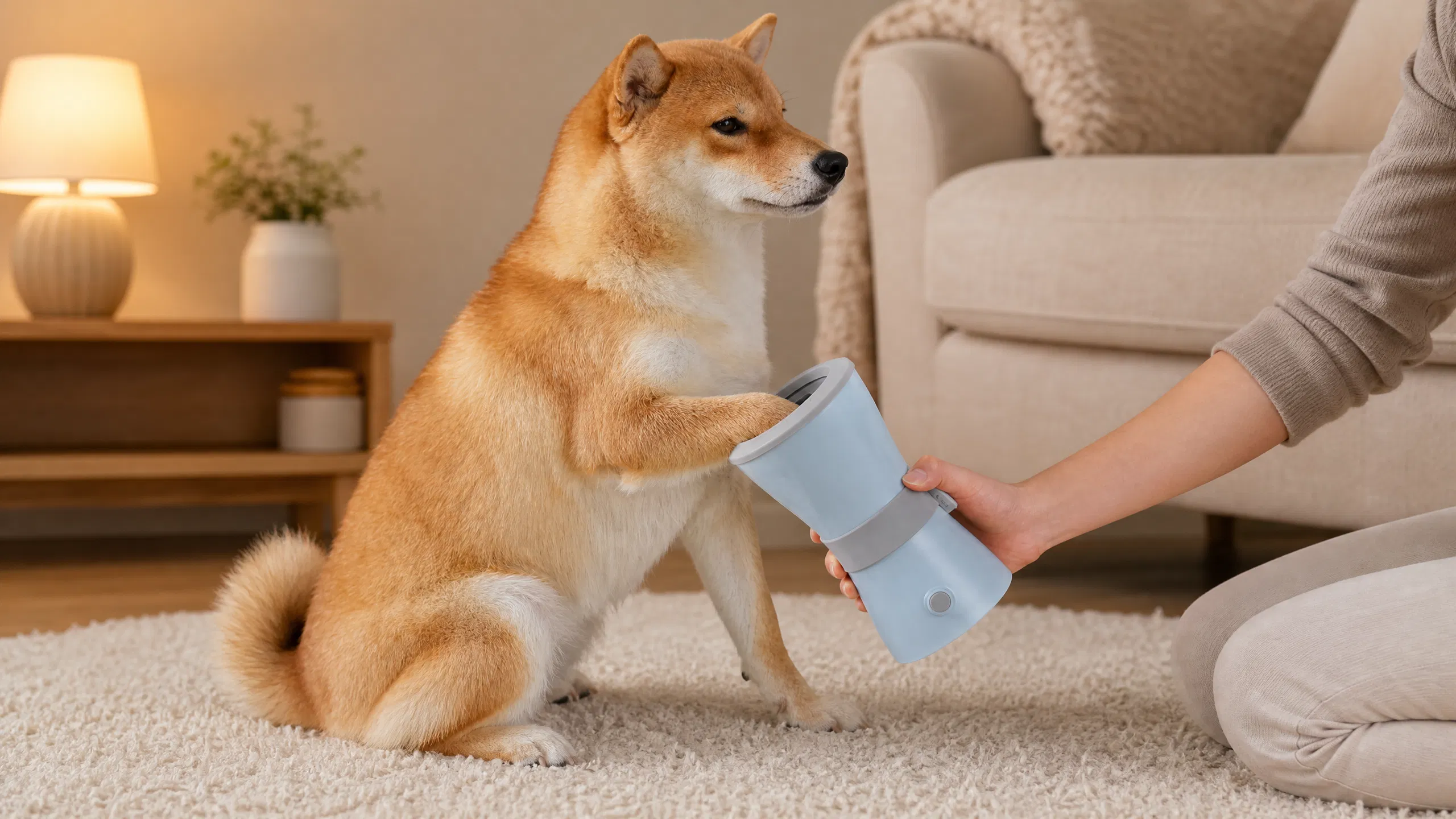 Auto Paw Washer Pet Cleaning Cup · Compact and Portable · GuardHound DOG
