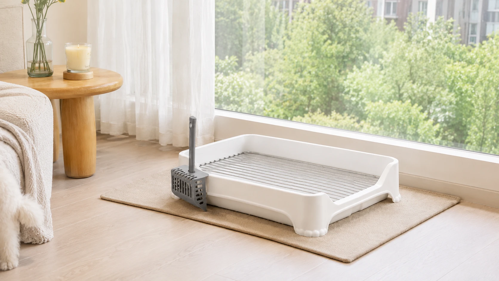 Stainless Steel Detachable Pet Litter Box · Detail image 1 · GuardHound DOG