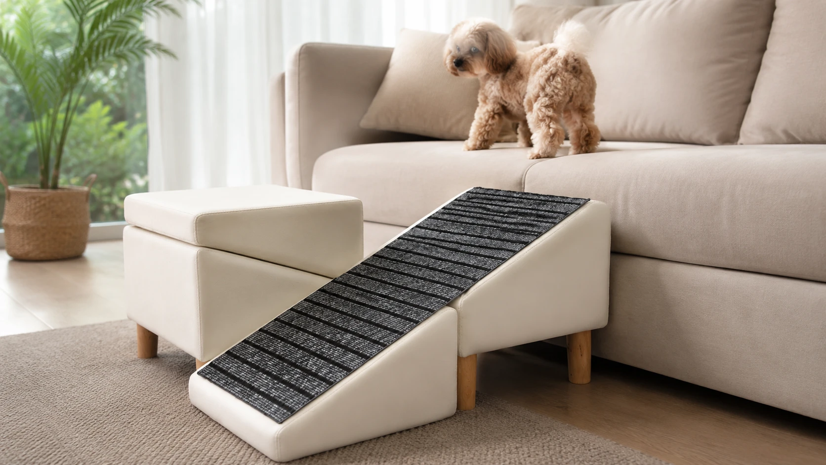 Foldable Pet Ramp for Dogs · Minimalist Design · GuardHound DOG