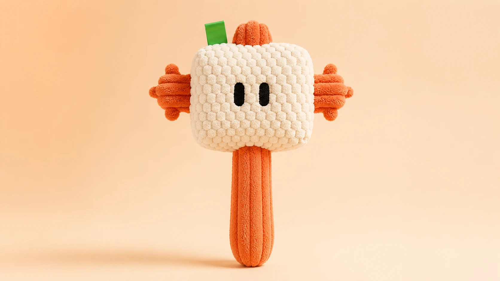 Whack-a-Mole Squeaky Hammer Toy · Sunny Orange · GuardHound DOG