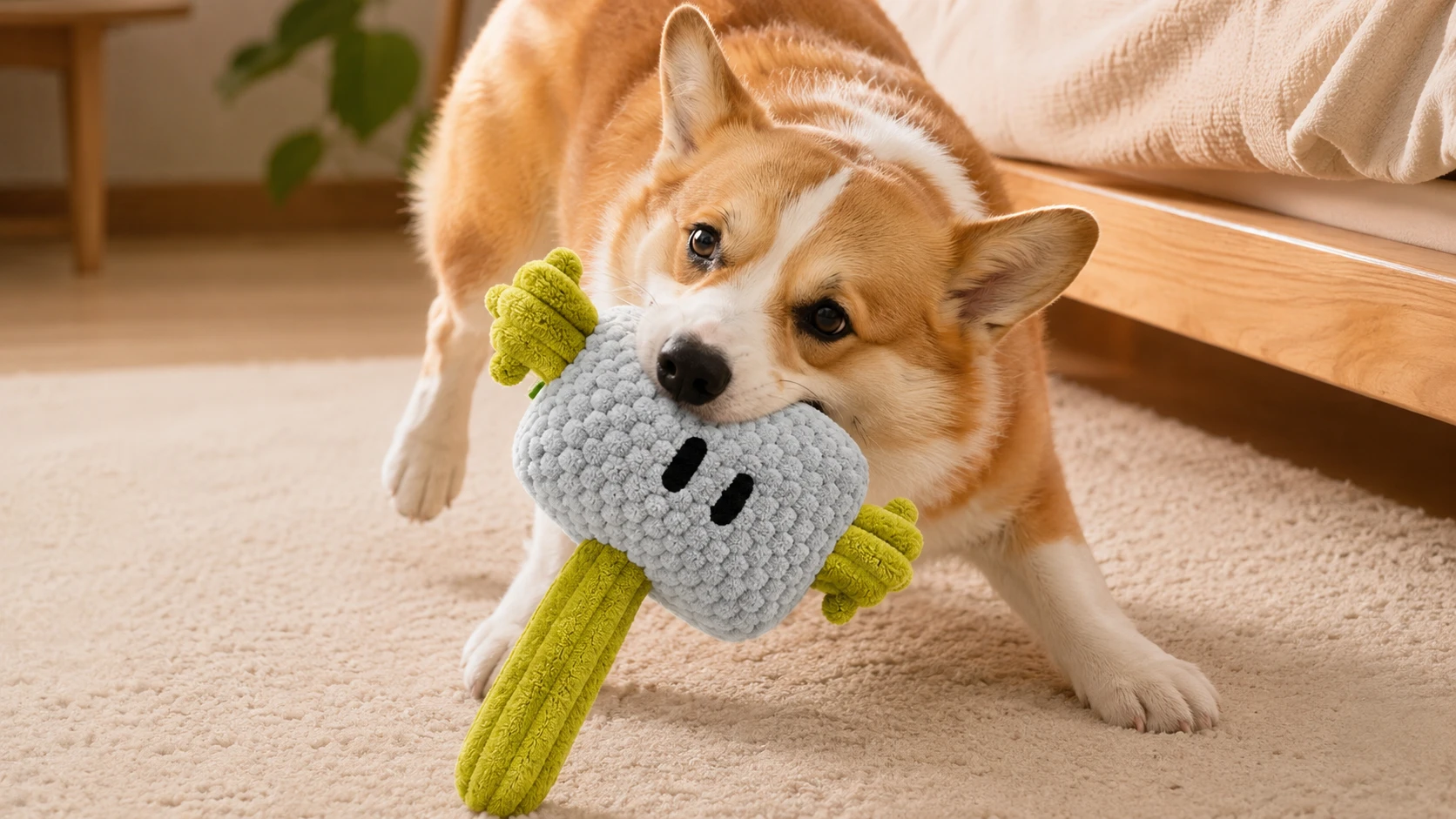 Whack-a-Mole Squeaky Hammer Toy · Eye-Catching Colors · GuardHound DOG