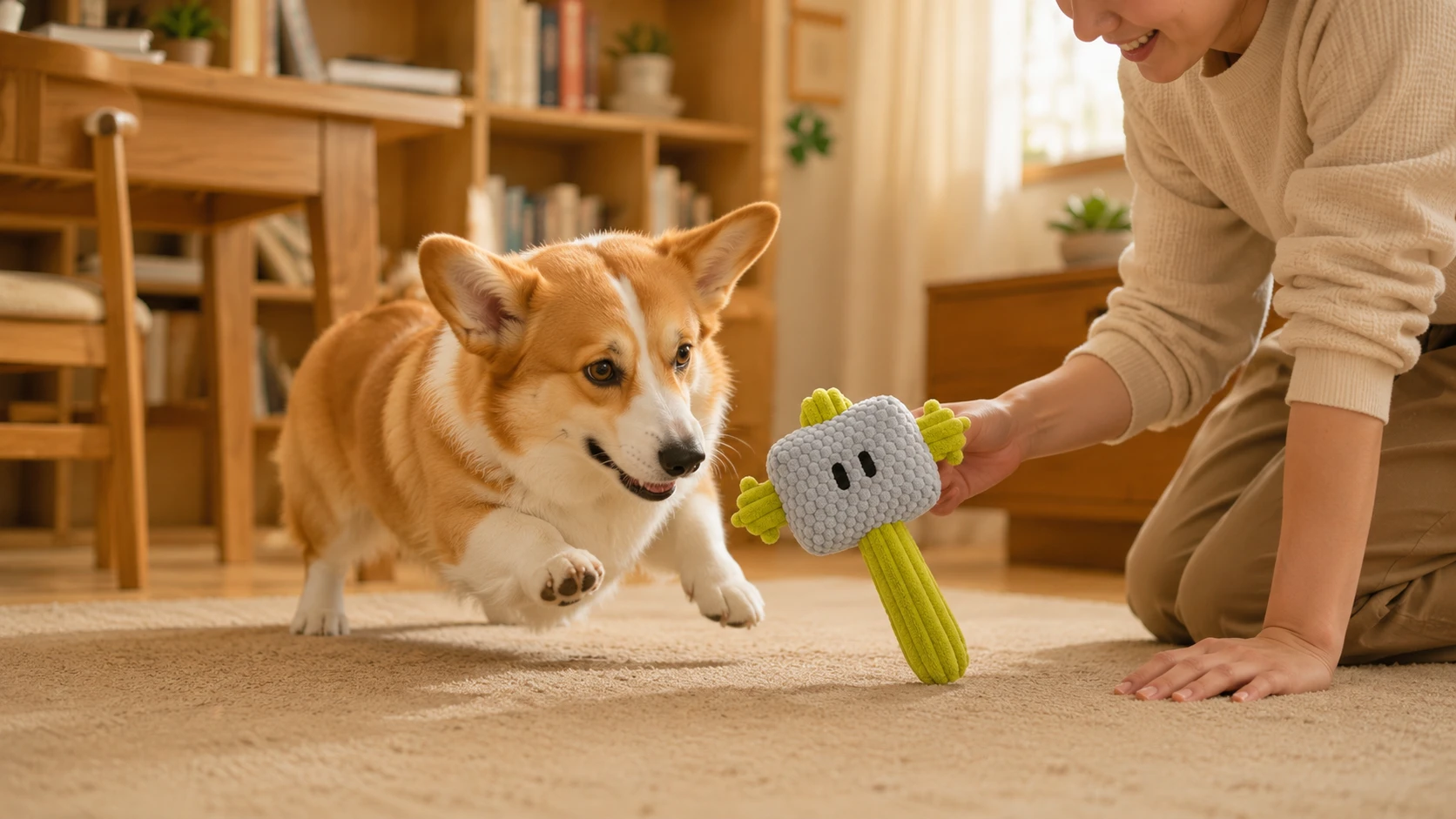 Whack-a-Mole Squeaky Hammer Toy · Bedroom Morning Fun · GuardHound DOG
