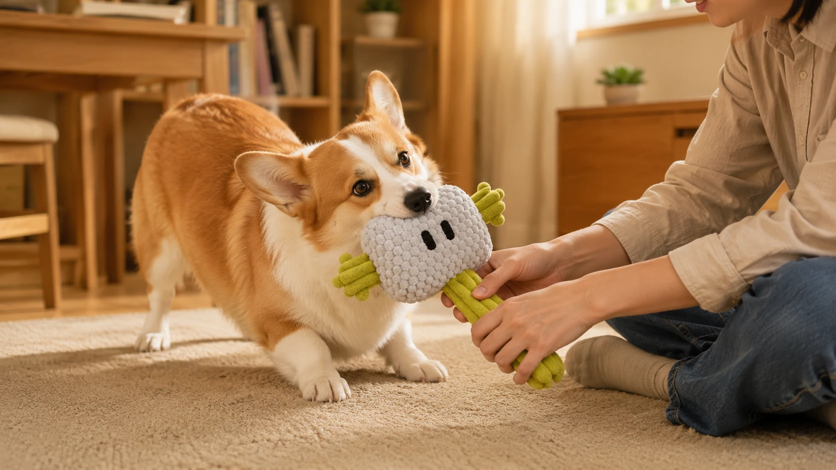 Whack-a-Mole Squeaky Hammer Toy · Yard Grass Romp · GuardHound DOG